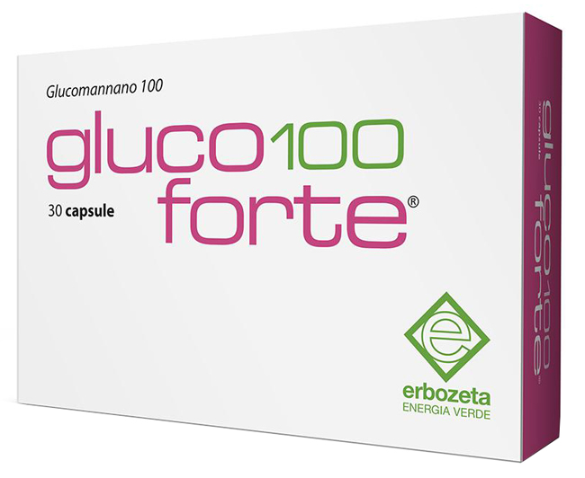 GLUCO 100 FORTE GLUCOMANNANO 100 30 CAPSULE DA 900 MG - farmavitality.it