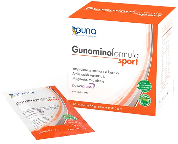 GUNAMINOFORMULA SPORT 42 BUSTE 315 G - farmavitality.it
