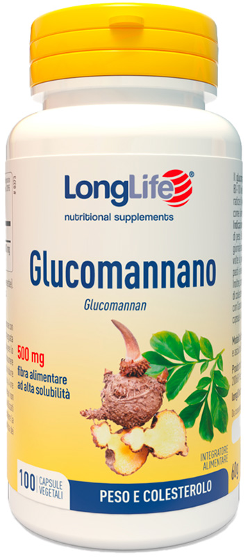 LONGLIFE GLUCOMANNANO 100 CAPSULE VEGETALI - farmavitality.it