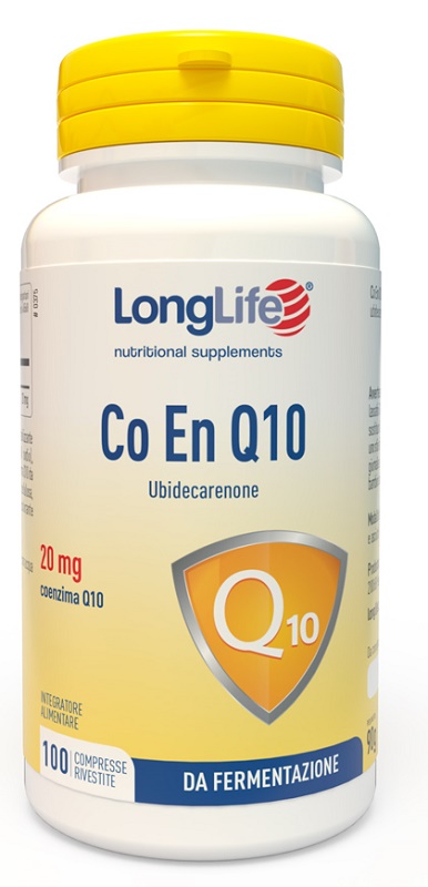 LONGLIFE CO EN Q10 20MG 100 COMPRESSE - farmavitality.it