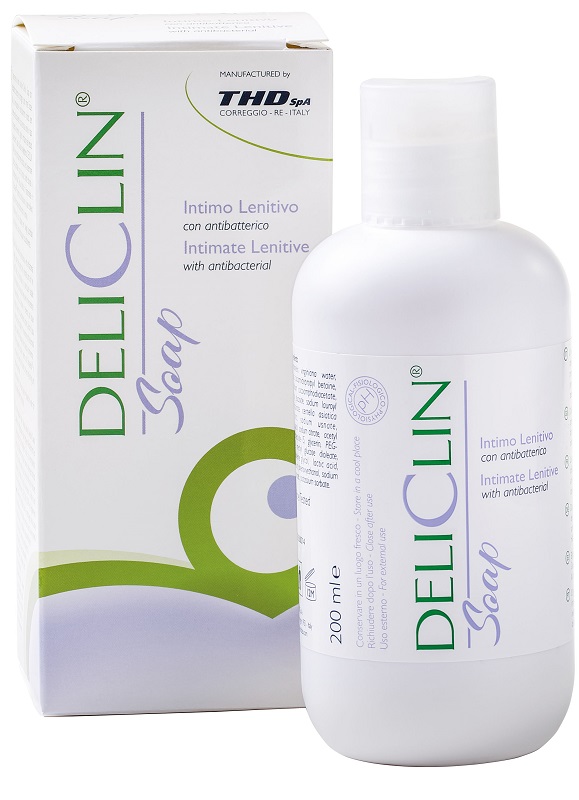 DELICLIN SOAP DETERGENTE INTIMO LENITIVO CON ANTIBATTERICO 200 ML - farmavitality.it