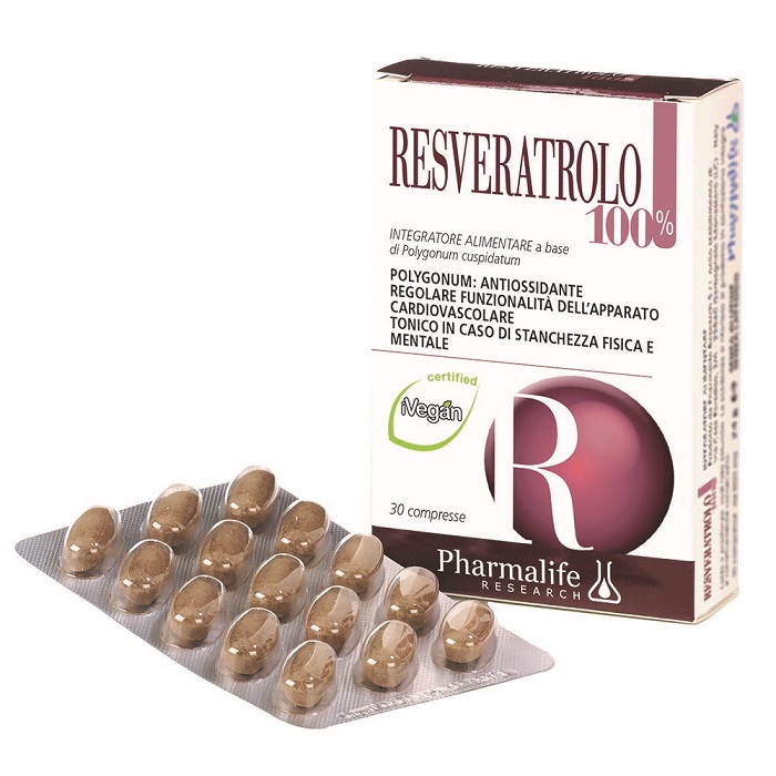 RESVERATROLO 100% 30 COMPRESSE - farmavitality.it