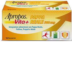 APROPOS VITA+ PAPPA REALE 500 MG 10 FLACONCINI 10 ML - farmavitality.it