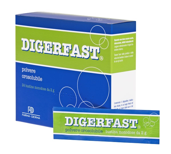 DIGERFAST POLVERE 24 BUSTINE MONODOSE 2 G - farmavitality.it