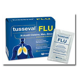 TUSSEVAL FLU 12 BUSTINE SOLUBILI 60 G - farmavitality.it