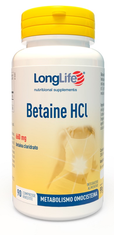 LONGLIFE BETAINE HCL 90 COMPRESSE - farmavitality.it