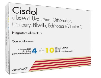 CISDOL 4 BUSTINE BLU DA 4,5 G + 10 BUSTINE GIALLE DA 3 G - farmavitality.it