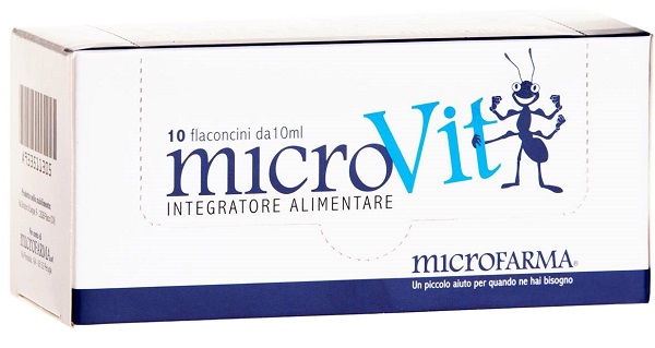MICROVIT 10 FLACONCINI DA 10 ML - farmavitality.it