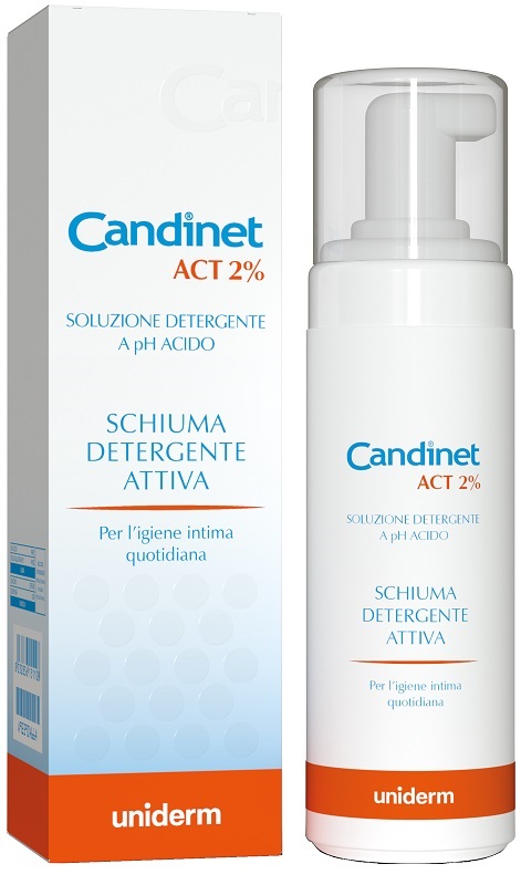 CANDINET ACT 2% SCHIUMA DETERGENTE ATTIVA 150 ML - farmavitality.it