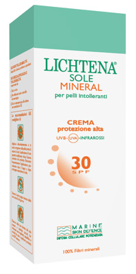 LICHTENA SOLE MINERAL CREMA SPF 30 100 G PER PELLI INTOLLERANTI - farmavitality.it