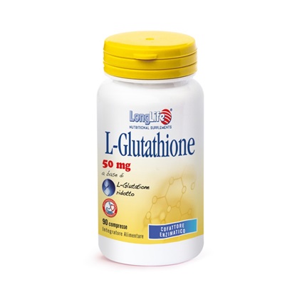 LONGLIFE L-GLUTATHIONE 50 MG 90 COMPRESSE - farmavitality.it