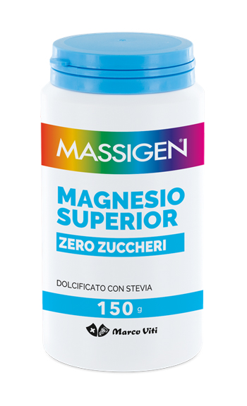 MASSIGEN MAGNESIO SUPERIOR ZERO ZUCCHERI 150 G - farmavitality.it