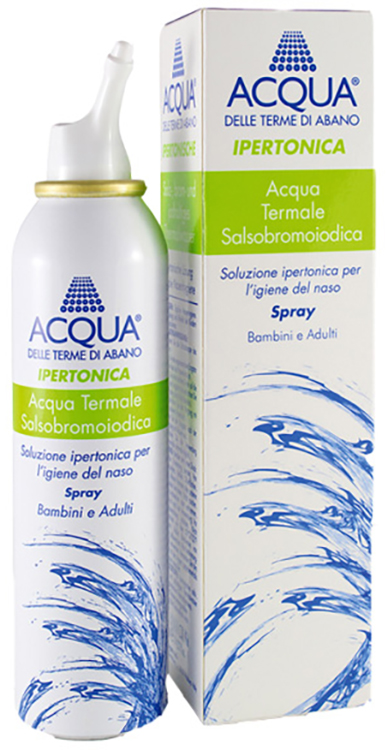 ACQUA DELLE TERME DI ABANO IPERTONICA SPRAY IRRIGAZIONE NASALE 125 ML - farmavitality.it