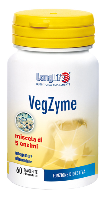 LONGLIFE VEGZYME 60 TAVOLETTE - farmavitality.it