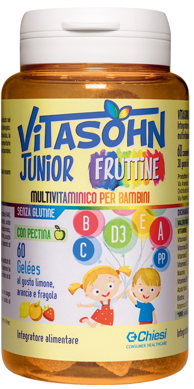 VITASOHN JUNIOR FRUTTINE 60 CARAMELLE - farmavitality.it