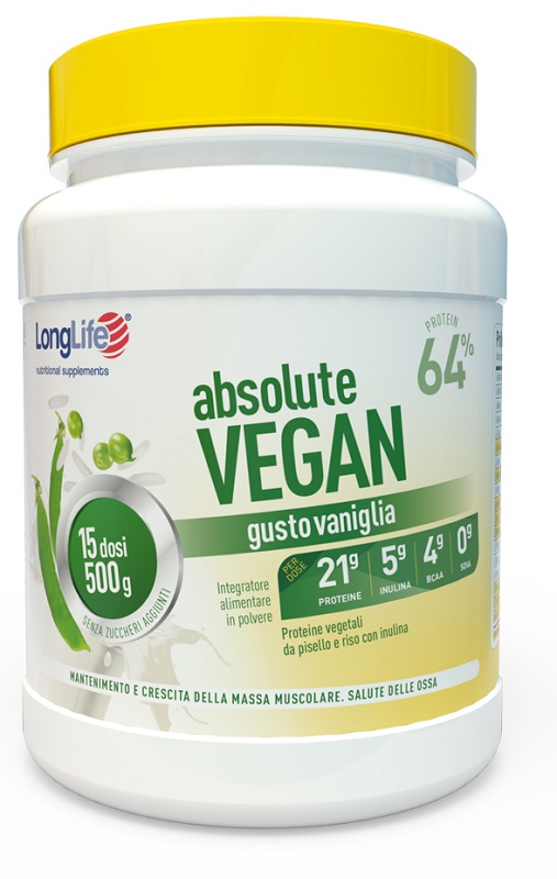 LONGLIFE ABSOLUTE VEGAN 500 G - farmavitality.it