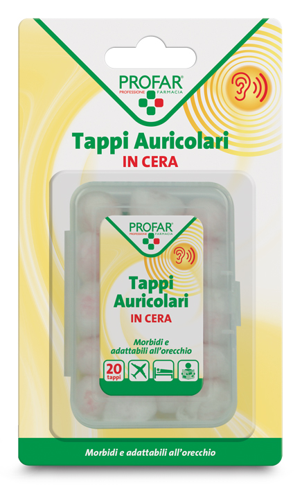 TAPPI AURICOLARI IN CERA 20 PEZZI PROFAR - farmavitality.it