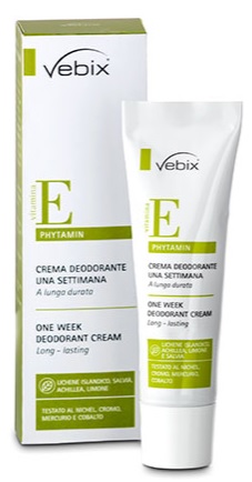 VEBIX PHYTAMIN CREMA DEODORANTE 1 SETTIMANA 25 ML - farmavitality.it