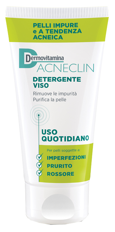 DERMOVITAMINA ACNECLIN DETERGENTE VISO USO QUOTIDIANO 200 ML - farmavitality.it