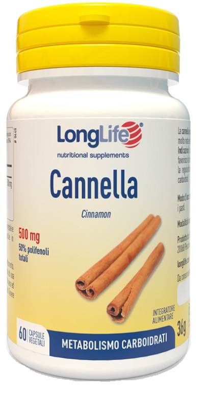 LONGLIFE CANNELLA 60 CAPSULE - farmavitality.it