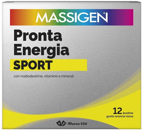MASSIGEN SPORT PRONTA ENERGIA 12 BUSTINE - farmavitality.it