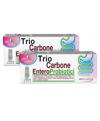 TRIOCARBONE ENTEROPROBIOTICI 7 FLACONCINI X 10 ML - farmavitality.it