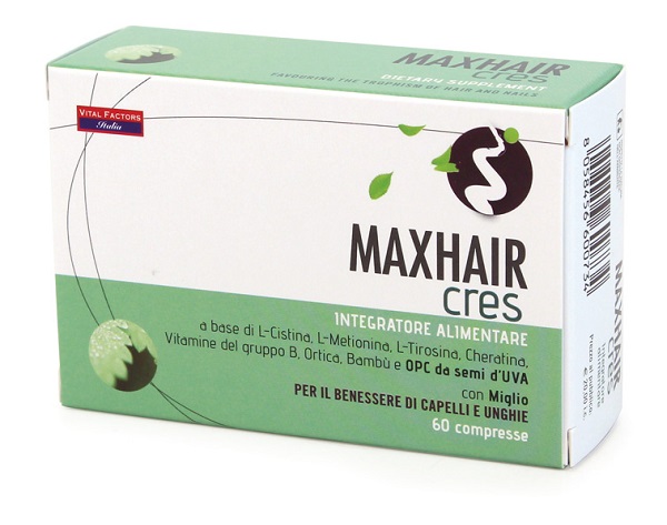 MAX HAIR CRES 60 COMPRESSE - farmavitality.it