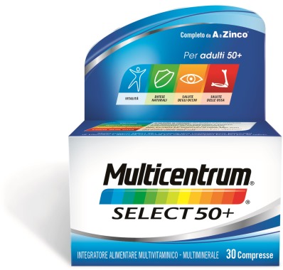 MULTICENTRUM SELECT 50+ 30 COMPRESSE - farmavitality.it