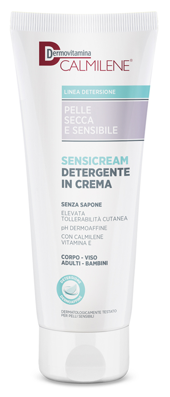 DERMOVITAMINA CALMILENE SENSICREAM DETERGENTE IN CREMA SENZA SAPONE PER PELLE SECCA E SENSIBILE 250 ML - farmavitality.it
