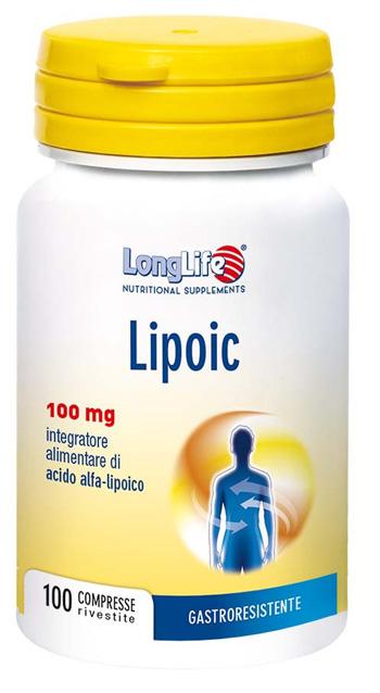 LONGLIFE LIPOIC 100 MG 100 CAPSULE RIVESTITE DA 400 MG - farmavitality.it