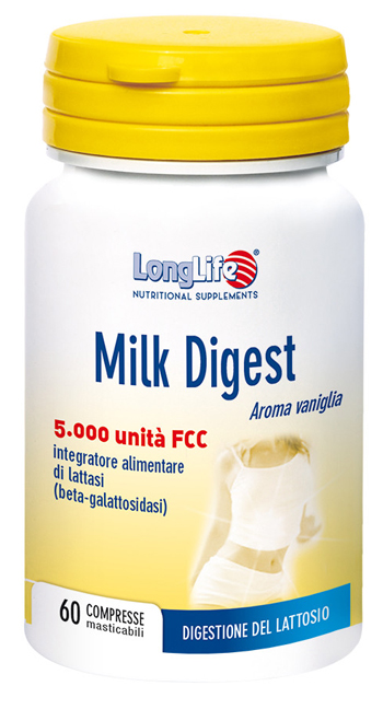 LONGLIFE MILK DIGEST 60 CAPSULE - farmavitality.it