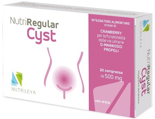 NUTRIREGULAR CYST 20 CAPSULE 500 MG - farmavitality.it