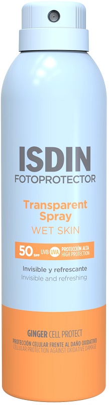 TRANSPARENT SPRAY WET SKIN SPF50 250 ML - farmavitality.it