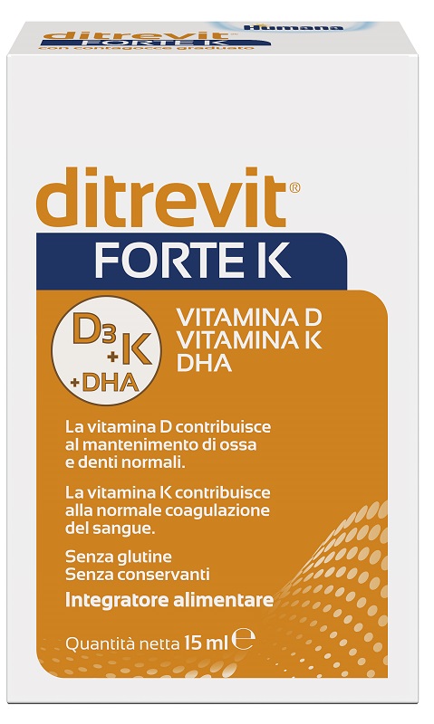 DITREVIT FORTE K HUMANA 15 ML - farmavitality.it