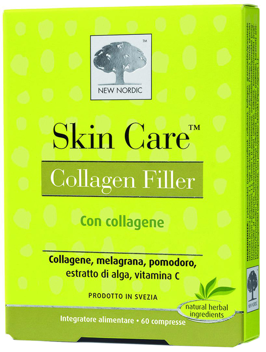 SKIN CARE COLLAGEN FILLER 60 COMPRESSE - farmavitality.it