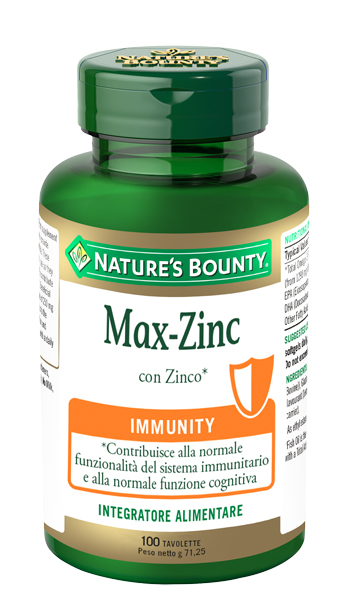 MAX ZINC 100 TAVOLETTE - farmavitality.it