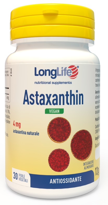 LONGLIFE ASTAXANTHIN 30 PERLE VEGETALI - farmavitality.it