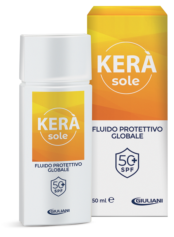 KERA' SOLE FLUIDO PROTETTIVO GLOBALE SPF 50+ 50 ML - farmavitality.it