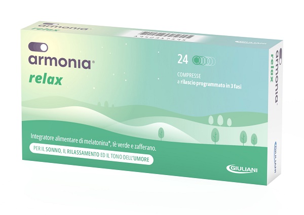 ARMONIA RELAX 1 MG A BASE DI MELATONINA 24 COMPRESSE - farmavitality.it