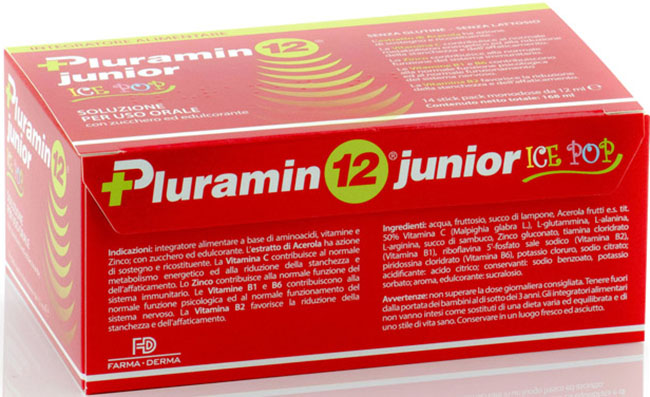 PLURAMIN12 JUNIOR 14 STICK PACK 12 ML - farmavitality.it
