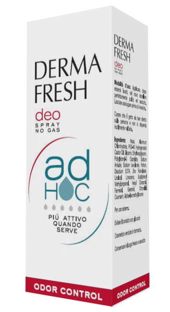 DERMAFRESH DEO SPRAY NO GAS AD HOC ODOR CONTROL DEODORANTE 100 ML - farmavitality.it