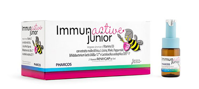 IMMUNACTIVE JUNIOR PHARCOS 21 FIALE 10 ML - farmavitality.it