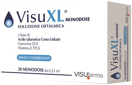VISUXL MONODOSE SOLUZIONE OFTALMICA 20 PEZZI 0,33 ML - farmavitality.it
