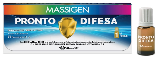 MASSIGEN PRONTO DIFESA 14 FLACONI X 10 ML - farmavitality.it