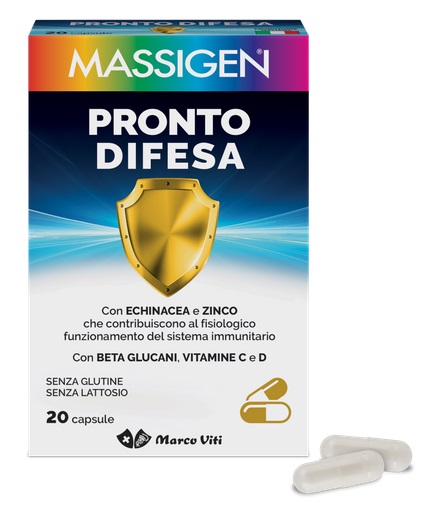 MASSIGEN PRONTO DIFESA 20 CAPSULE - farmavitality.it