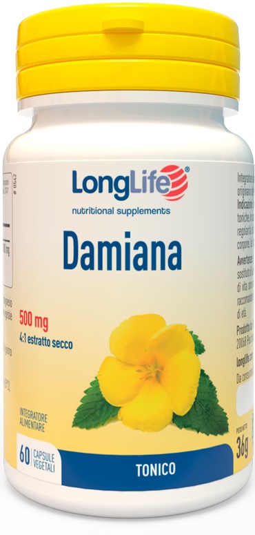 LONGLIFE DAMIANA 60 CAPSULE - farmavitality.it