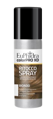 EUPHIDRA COLORPRO XD TINTURA RITOCCO SPRAY CAPELLI BIONDO 75 ML - farmavitality.it