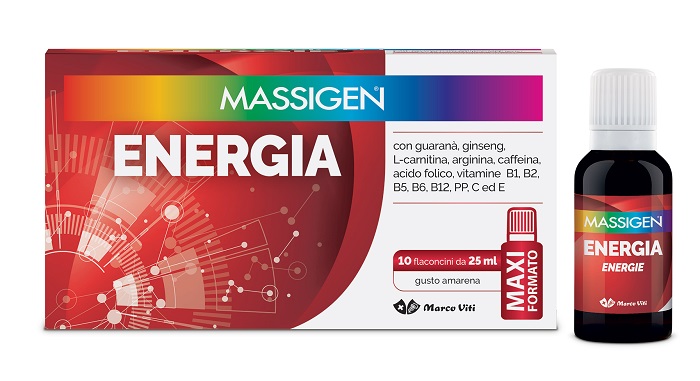MASSIGEN ENERGIA 10 FLACONI DA 25 ML - farmavitality.it