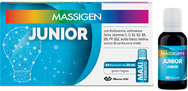 MASSIGEN JUNIOR 10 FLACONI DA 25 ML - farmavitality.it