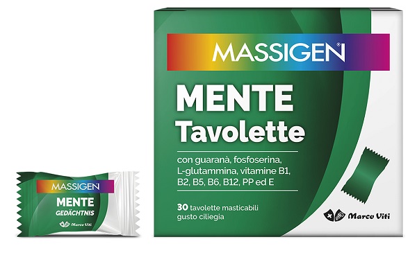 MASSIGEN MENTE 30 TAVOLETTE MASTICABILI - farmavitality.it